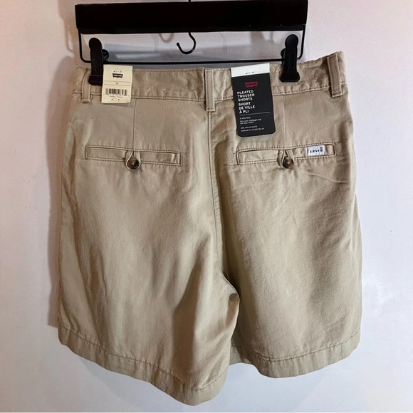 LEVI’S Sz 26 Trouser Shorts Pleated Front Slight Stretch Pockets NEW W/ TAGS - Picture 5 of 10